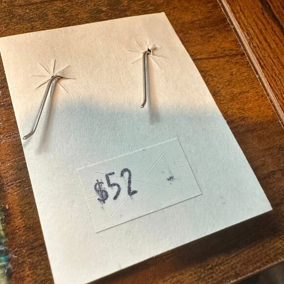 MysticAura: Sterling Silver & Opal Drop Earrings Gift - Picture 4 of 4